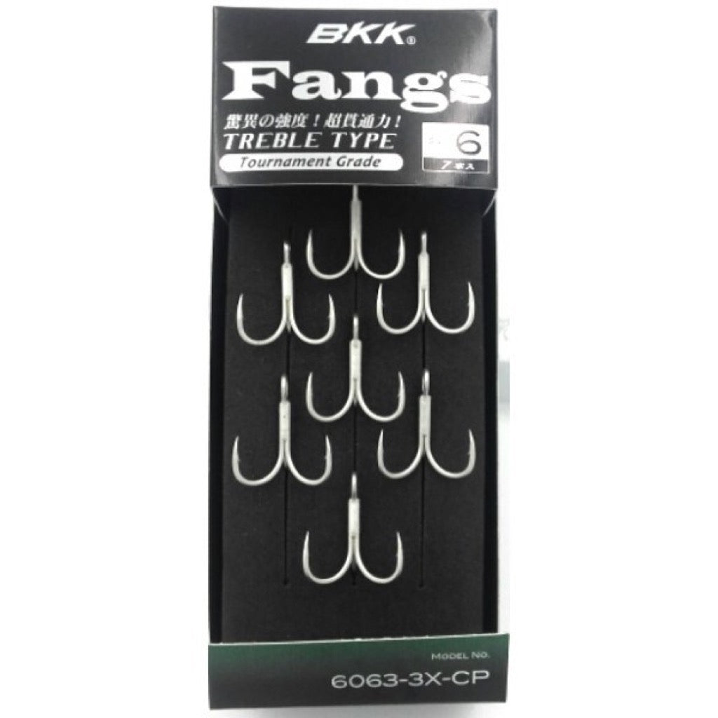 BKK FANGS TREBLE TOURNAMENT GRADE 6063-3X-CP
