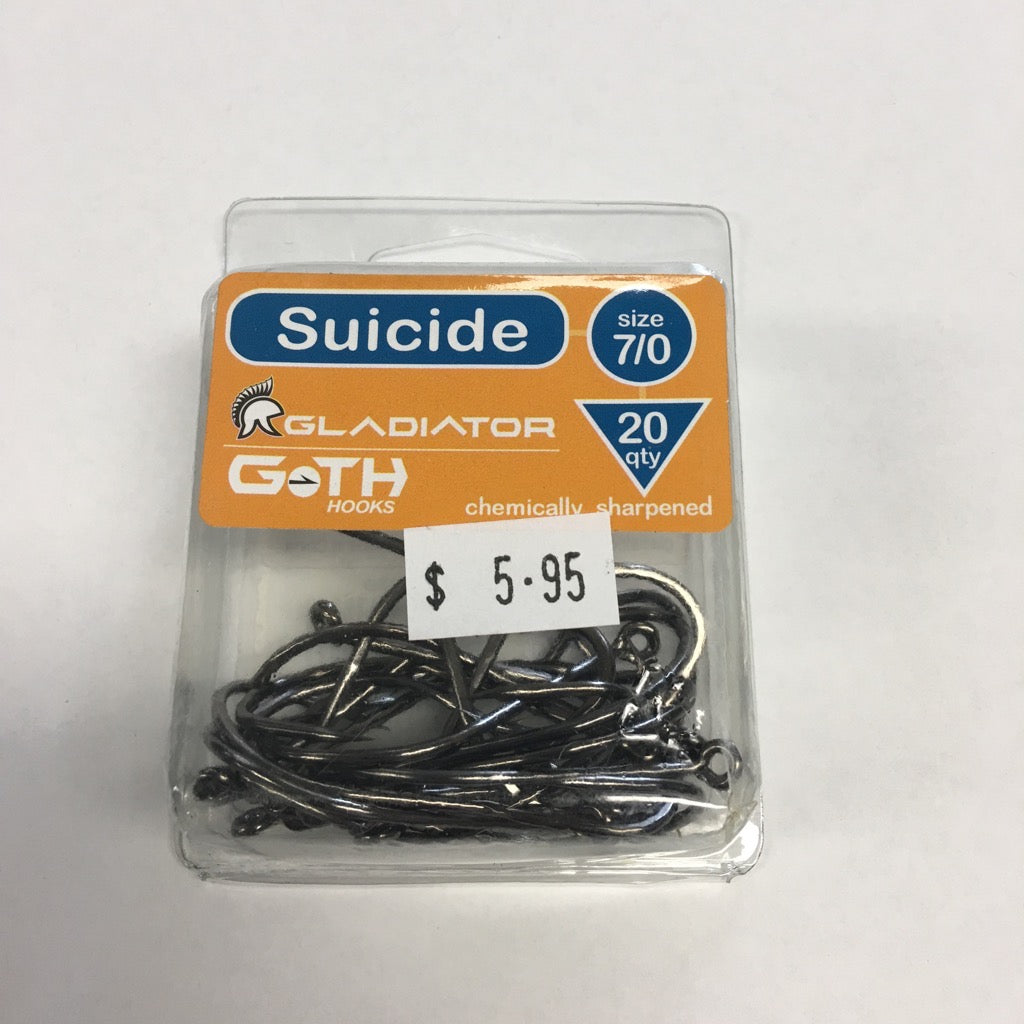 GLADIATOR SUICIDE GOTH HOOKS