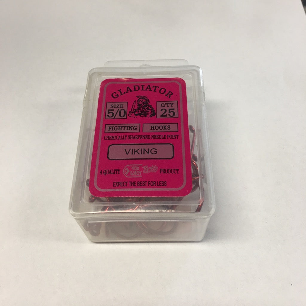 GLADIATOR VIKING FIGHTING HOOKS QTY 25