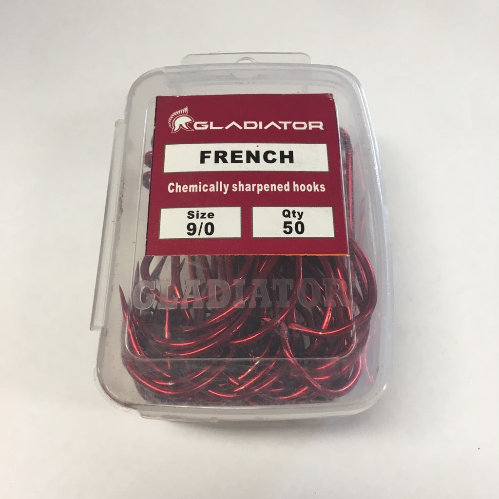 GLADIATOR FRENCH HOOKS QTY 50