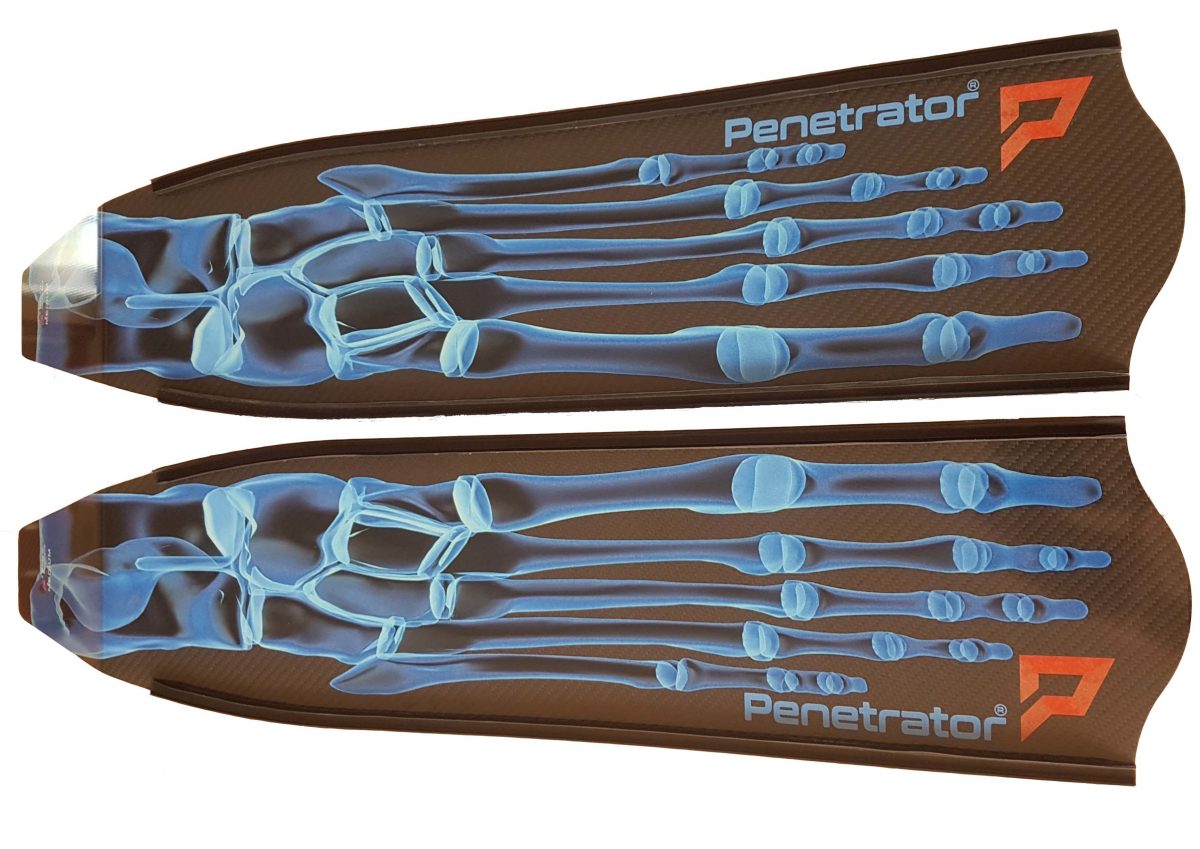 PENETRATOR CARBON BIG FOOT BONE FIN BLADES (PAIR)