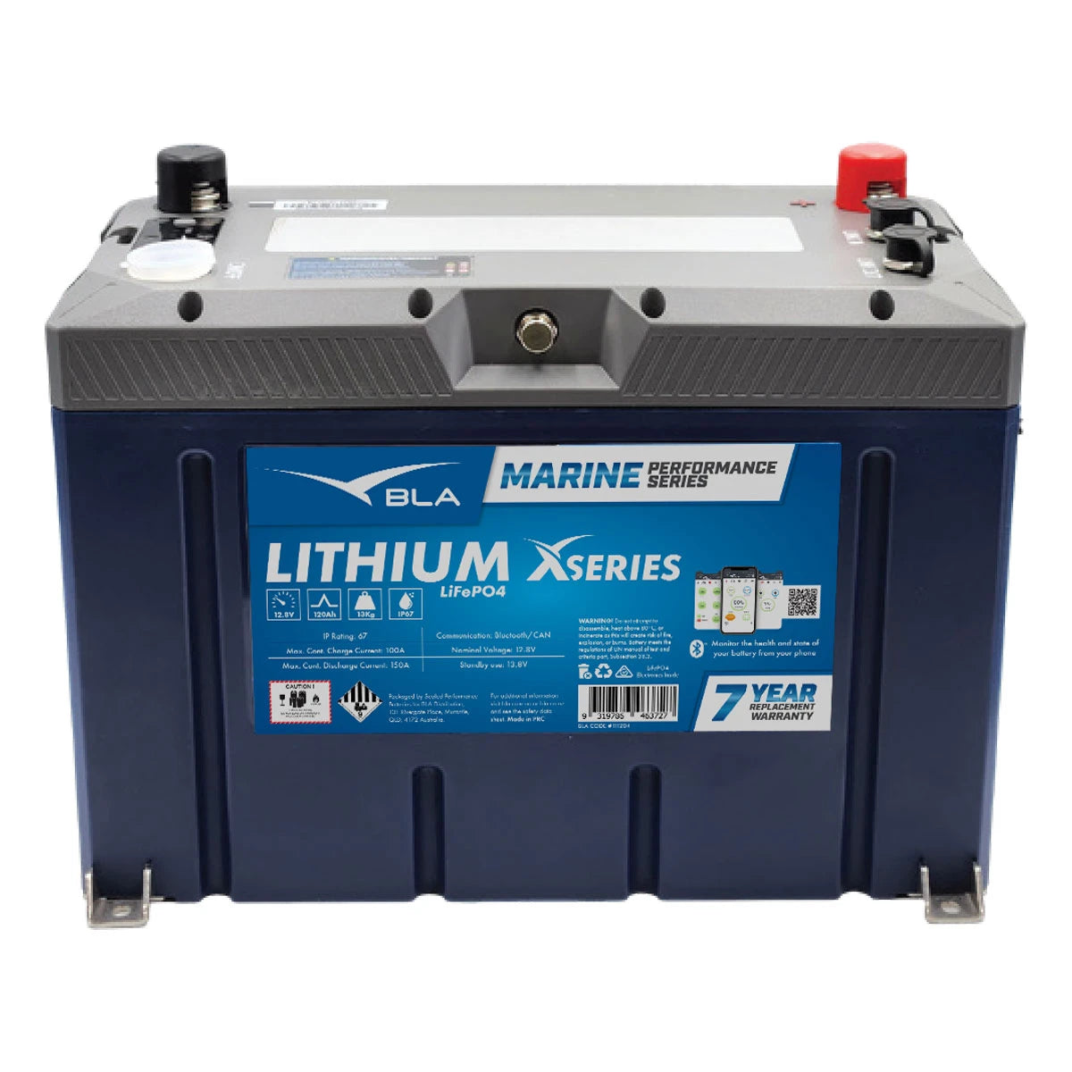 BLA-INVICTA  LITHIUM 12V 100AH BT X SERIES