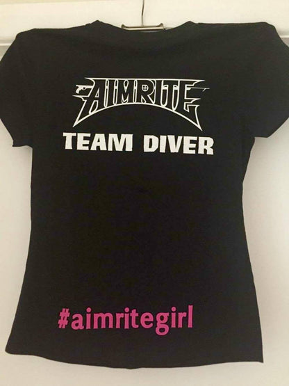 “TEAM DIVER” T-SHIRT “AIMRITEGIRL”